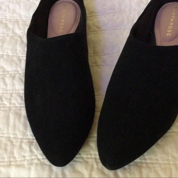 Taryn Rose Black Mules - Picture 2 of 12